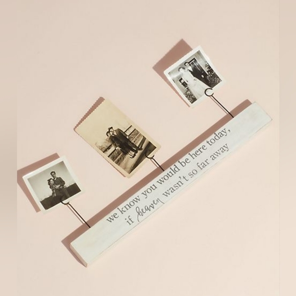 ​NWT David's Bridal Wedding Memorial Photo Frame "Heaven Wasn't So Far Away" - Picture 4 of 4